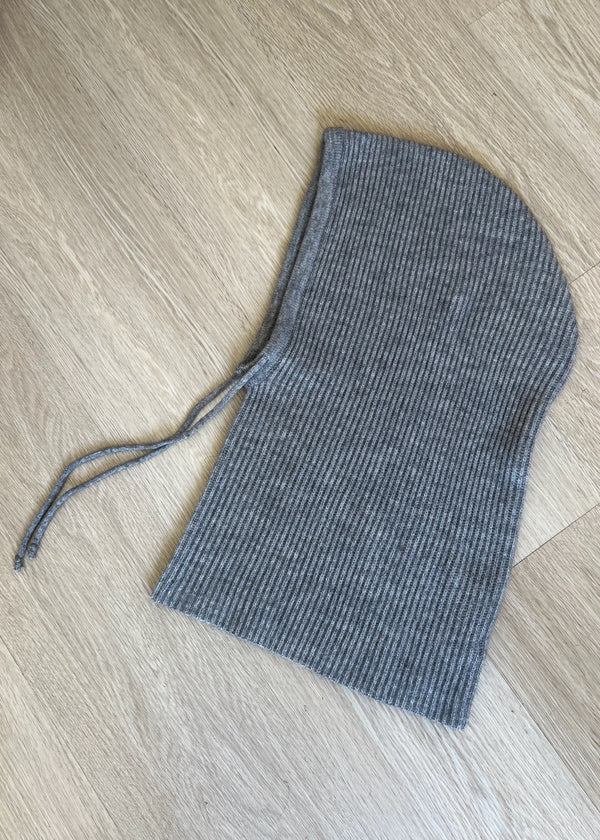 Ribbed Balaclava | Grey