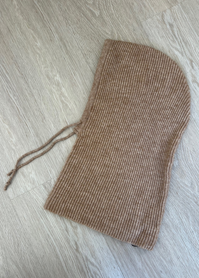 Ribbed Balaclava | Sand