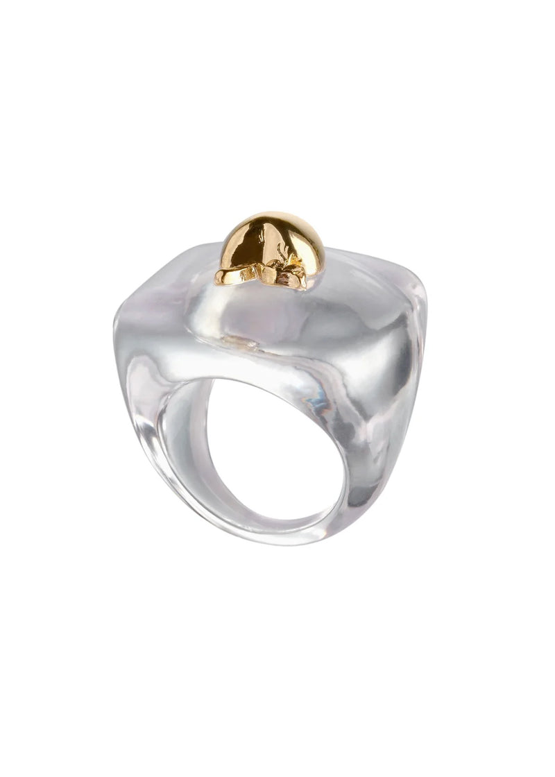 Clear Apple Ring
